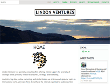 Tablet Screenshot of lindonventures.com